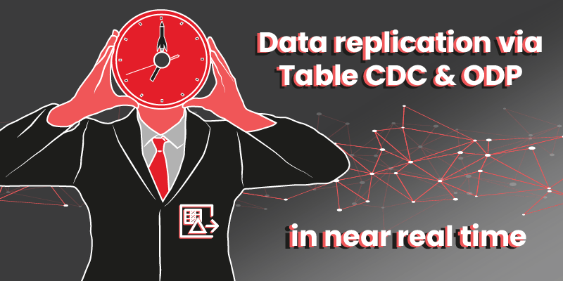Data replication with CDC und ODP